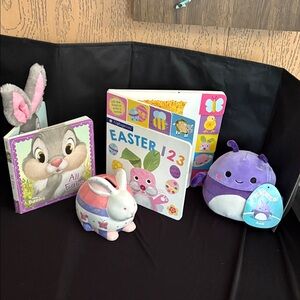 Purple and Pink Bunny Plush Toy